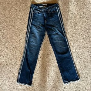 Good American cropped denim jeans size 28